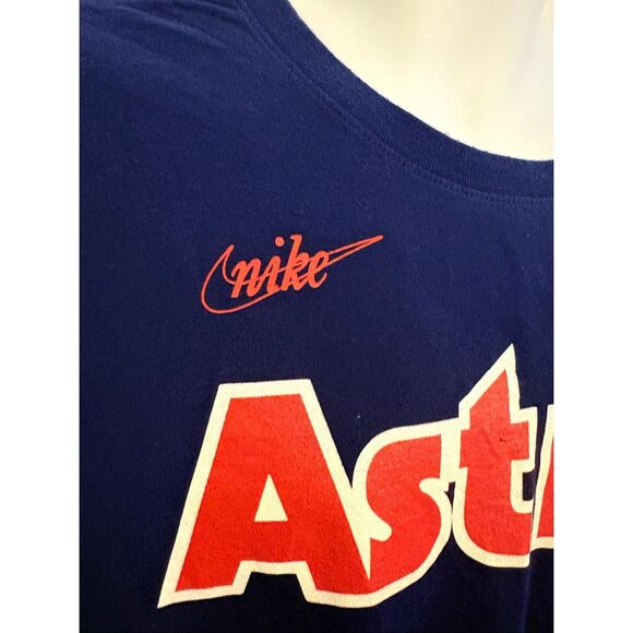 Nike Astros Navy Blue T-Shirt. Size XXL - Picture 3 of 7